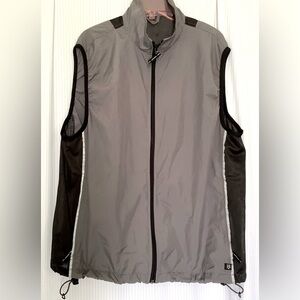 Columbia Vest Lightweight Mesh Side Panels Synch Tie Hem Pockets See Measurement